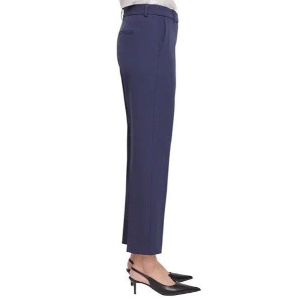 Express Women's Tailored Ankle Pants Blue Size 4 NWT - Picture 2 of 5